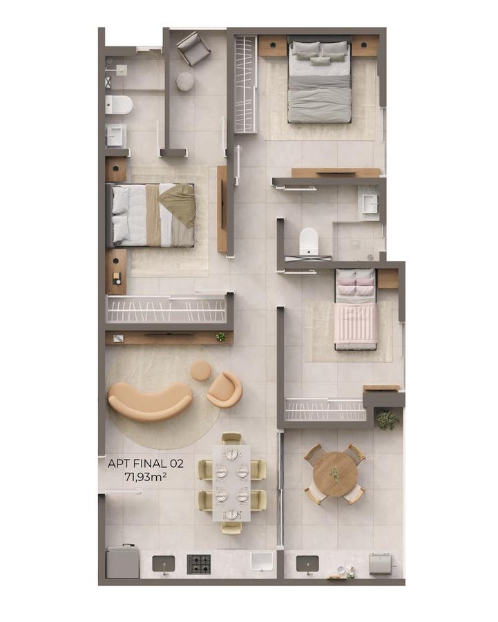 402 - Apartamento com 3 Quartos à Venda, Intermares - Cabedelo - Apartamento em Intermares, Cabedelo - à venda - SIMA'S CONSTRUÇÕES E INCORPORAÇÕES AREIA DE OURO SPE LTDA,