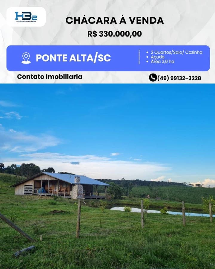 Chácara - Ponte Alta - Chácara em Ponte Alta - à venda - HB2 NEGOCIOS IMOBILIARIOS LTDA