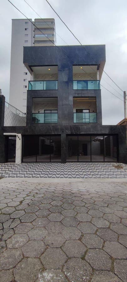 Sobrado duplex à venda com 2 dorms em Praia Grande! Espaço e conforto! - Casa de Condomínio em Aviação, Praia Grande - à venda - CONTEMPLAR IMÓVEIS LTDA