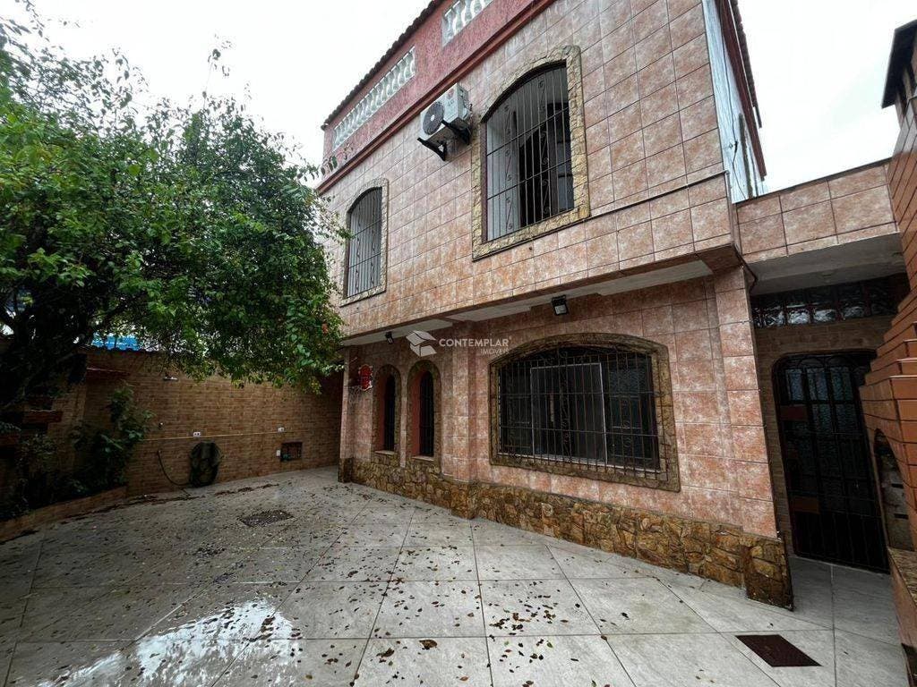 Sobrado Amplo com 198m² e Espaço Gourmet no Aviação - Sobrado em Aviação, Praia Grande - à venda - CONTEMPLAR IMÓVEIS LTDA