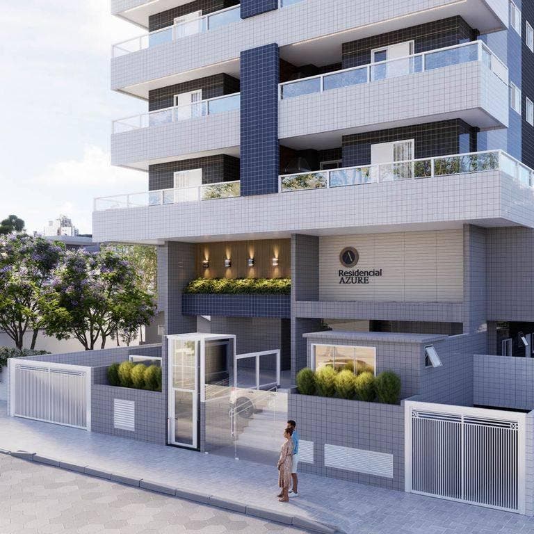 Residencial Azure Lançamento de Alto Padrão com Lazer Completo em Praia Grande - Lançamentos em Guilhermina, Praia Grande - à venda - CONTEMPLAR IMÓVEIS LTDA