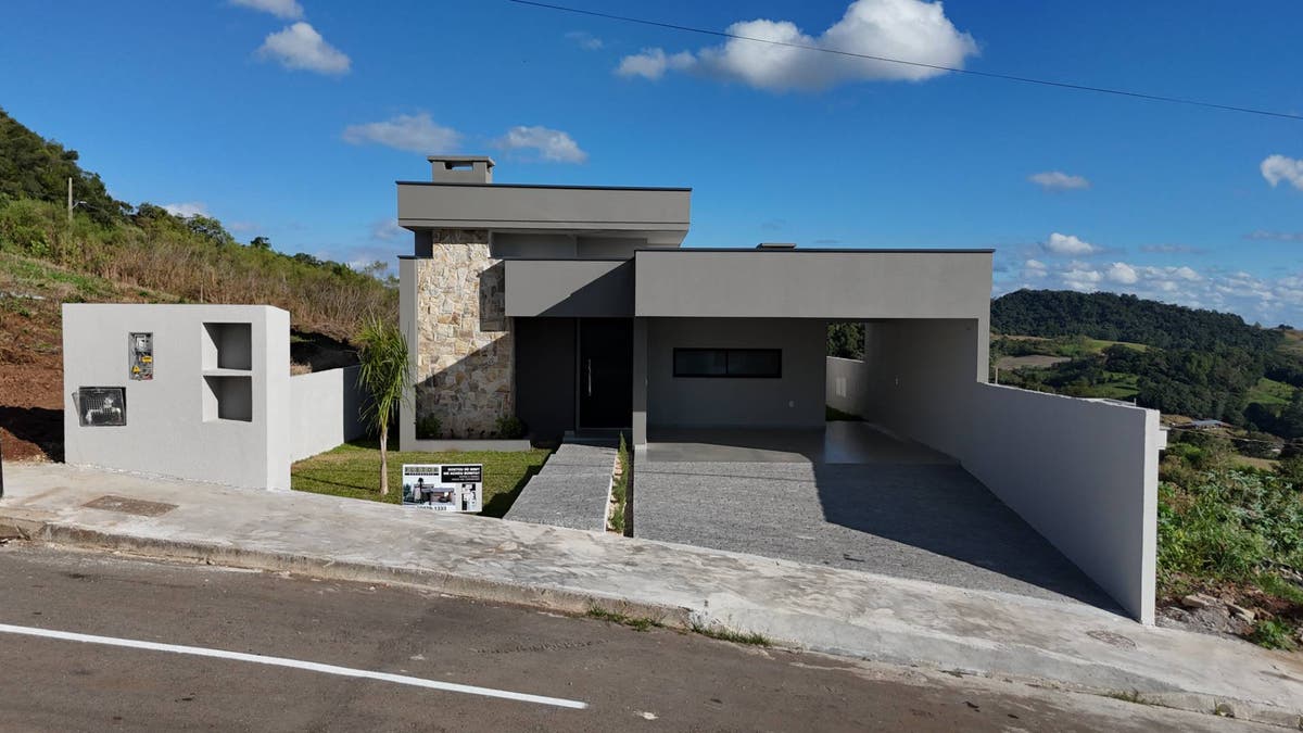 Casa nova em Linha São Paulo - Casa em Linha São Paulo, Concórdia - à venda - Conecta Imóveis