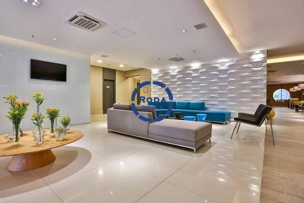 Flat mobiliado para investir - Pompéia - Santos / SP - Flat/Loft/Estúdio em Pompéia, Santos - à venda - A.AYRES IMÓVEIS LTDA