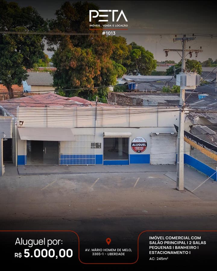Prédio, Liberdade - Boa Vista - Prédio em Liberdade, Boa Vista - para locação - PETA SERVICOS IMOBILIARIOS LTDA