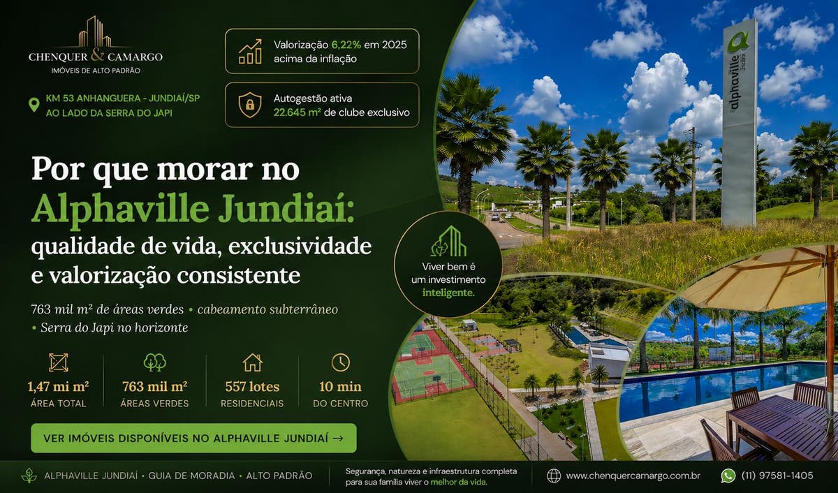 Por que morar no Alphaville Jundiaí?