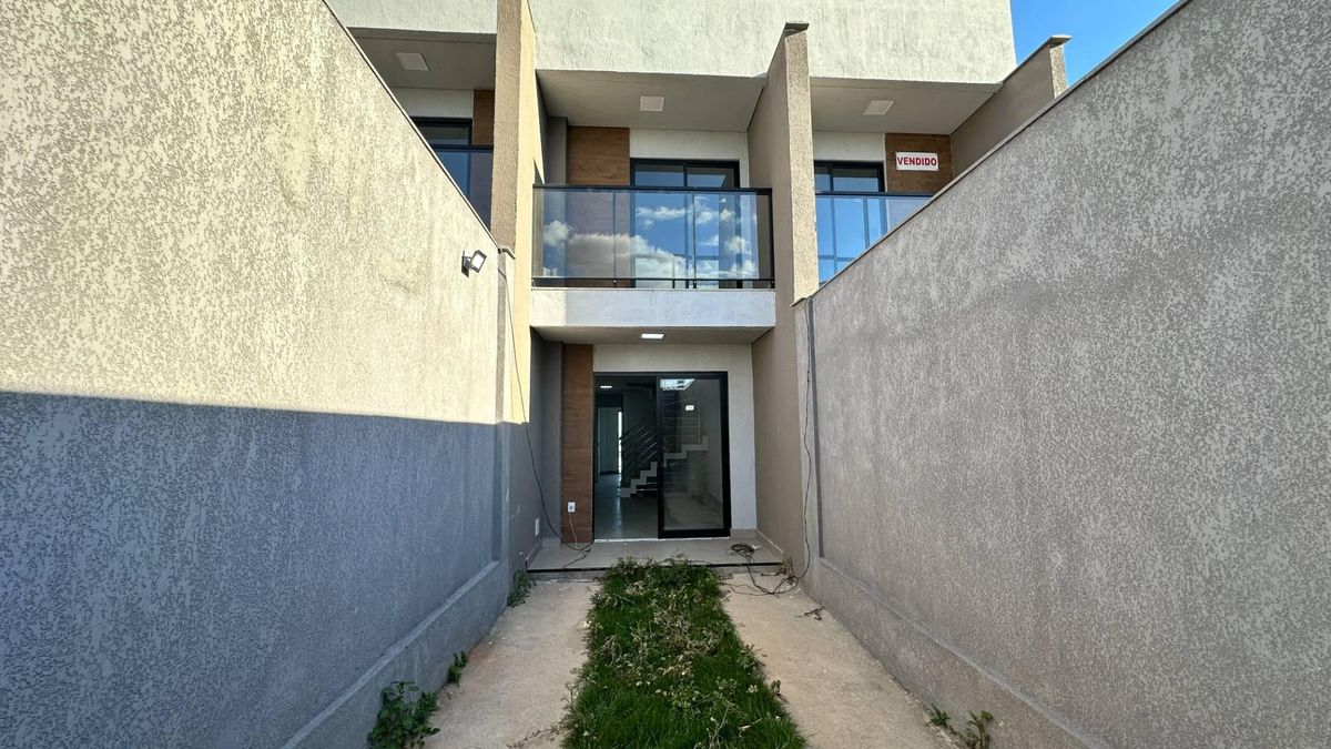 Casa Moderna 3 Quartos no Jardim Casa Branca - Casa Geminada em Jardim Casa Branca, Betim - à venda - Via M Empreendimentos Imobiliários Ltda