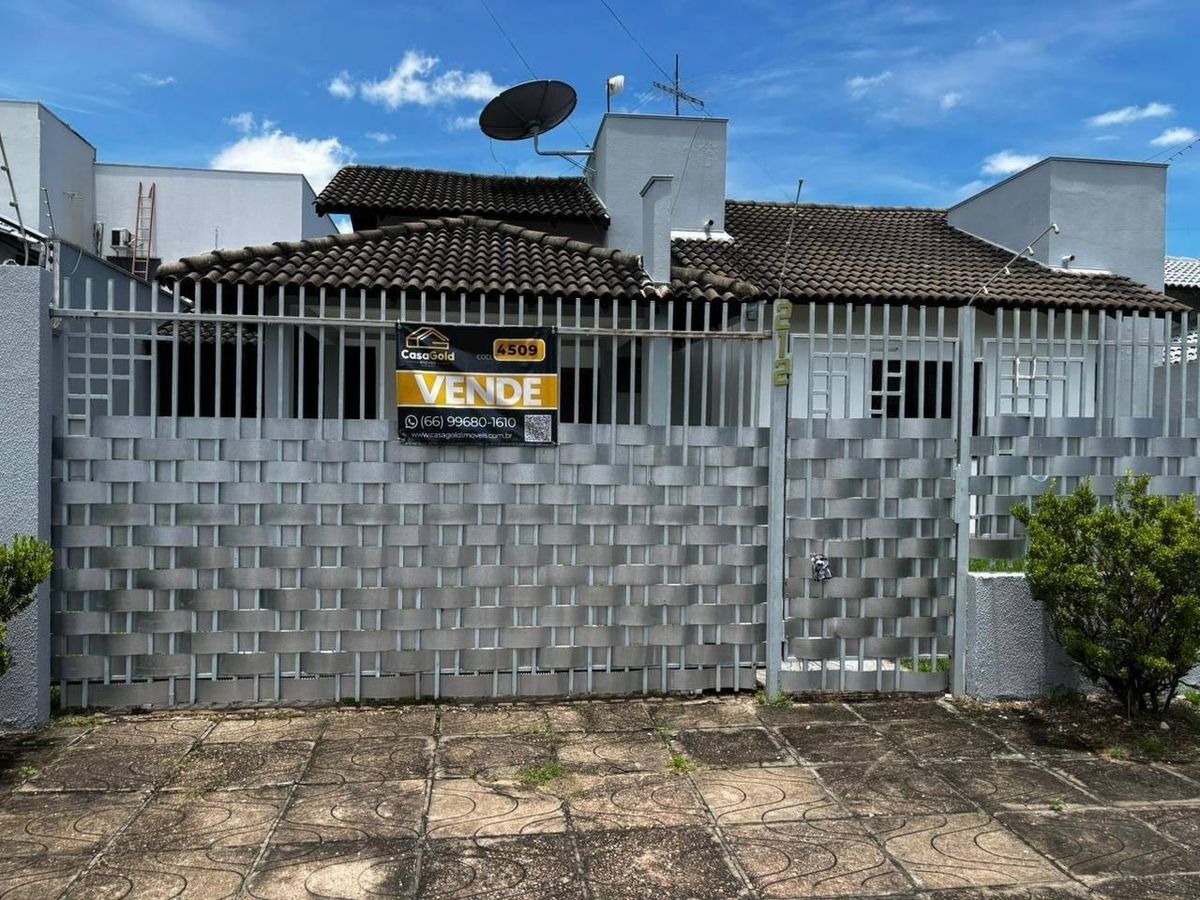 CASA COM TERRENO AMPLO NO RESIDENCIAL FLORENÇA - Casa em Residencial Florença, Sinop - à venda - CASA GOLD IMÓVEIS
