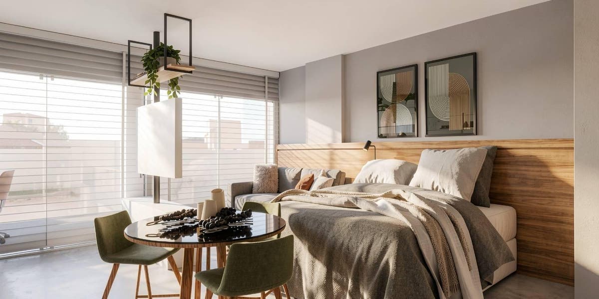 Studio Novo e Mobiliado para Locação no Cyano Smart Residence – Roçado | São José - Flat/Loft/Estúdio em Roçado, São José - para locação - Conceito Imóveis