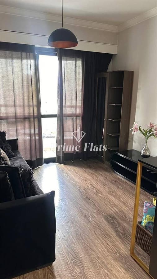 Flat disponível para locação no Tsue The Palace Flat em Moema, com 38m², 1 dormitório e 1 vaga - Flat em Moema, São Paulo - para locação - Prime Flats Negócios Imobiliários
