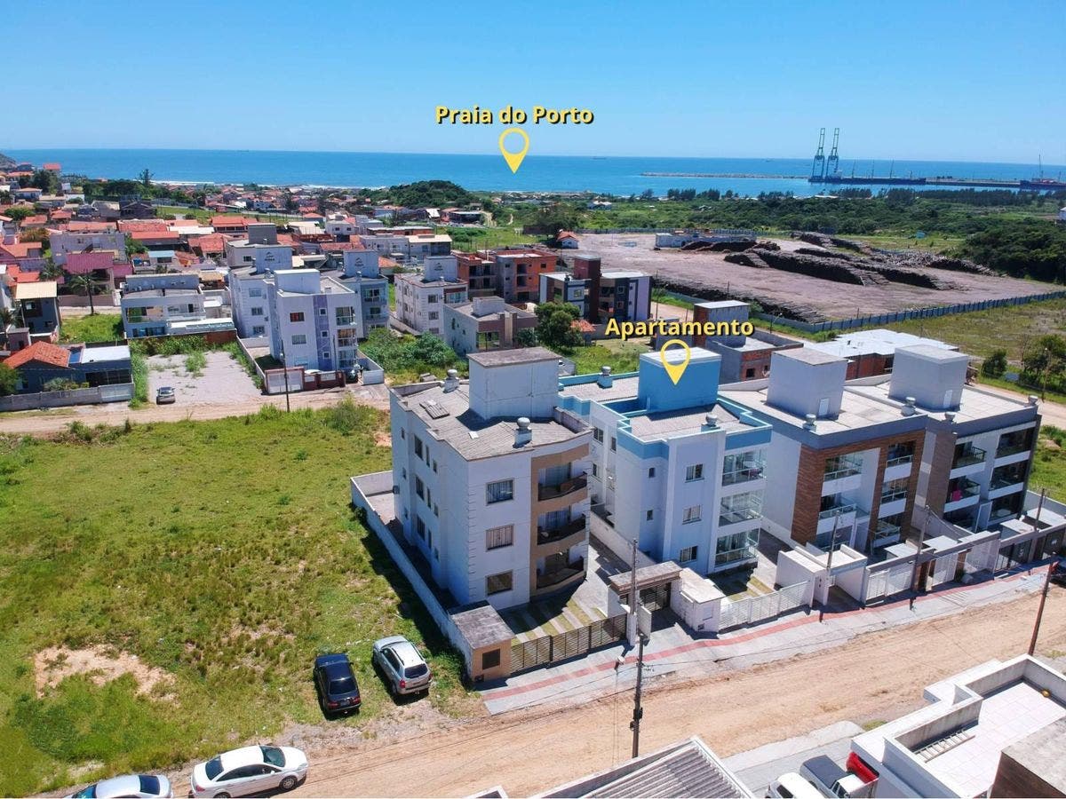 Apartamento Próximo à Praia - Residencial Topázio - Village - Imbituba Sc - Apartamento/Studio em Village, Imbituba - à venda - ZIMBA IMOVEIS