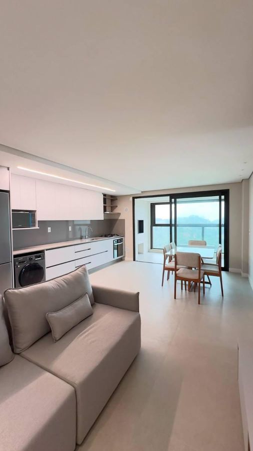 Apartamento Mobiliado com 01 suíte + 02 dormitórios na Praia Brava em Itajaí/SC - Apartamento em Praia Brava, Itajaí - para locação - Ação Imoveis LTDA