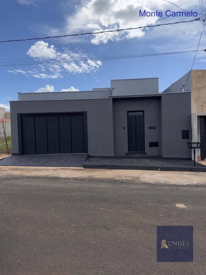 CASA NOVA ALTO PADRÃO À VENDA BAIRRO VILA ITÁLIA - Casa em Vila Itália, Monte Carmelo - à venda - Unijés Negócios Imobiliários LTDA