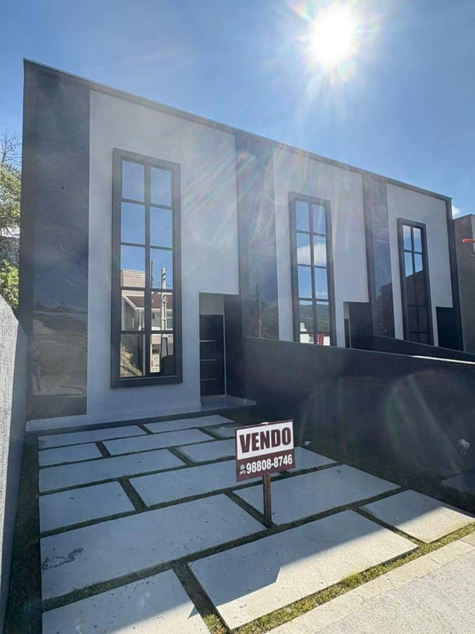 SOBRADOS MODERNOS NO BAIRRO FUNDO CANOAS- RIO DO SUL - Sobrado em Fundo Canoas, Rio do Sul - à venda - Sebold Imóveis