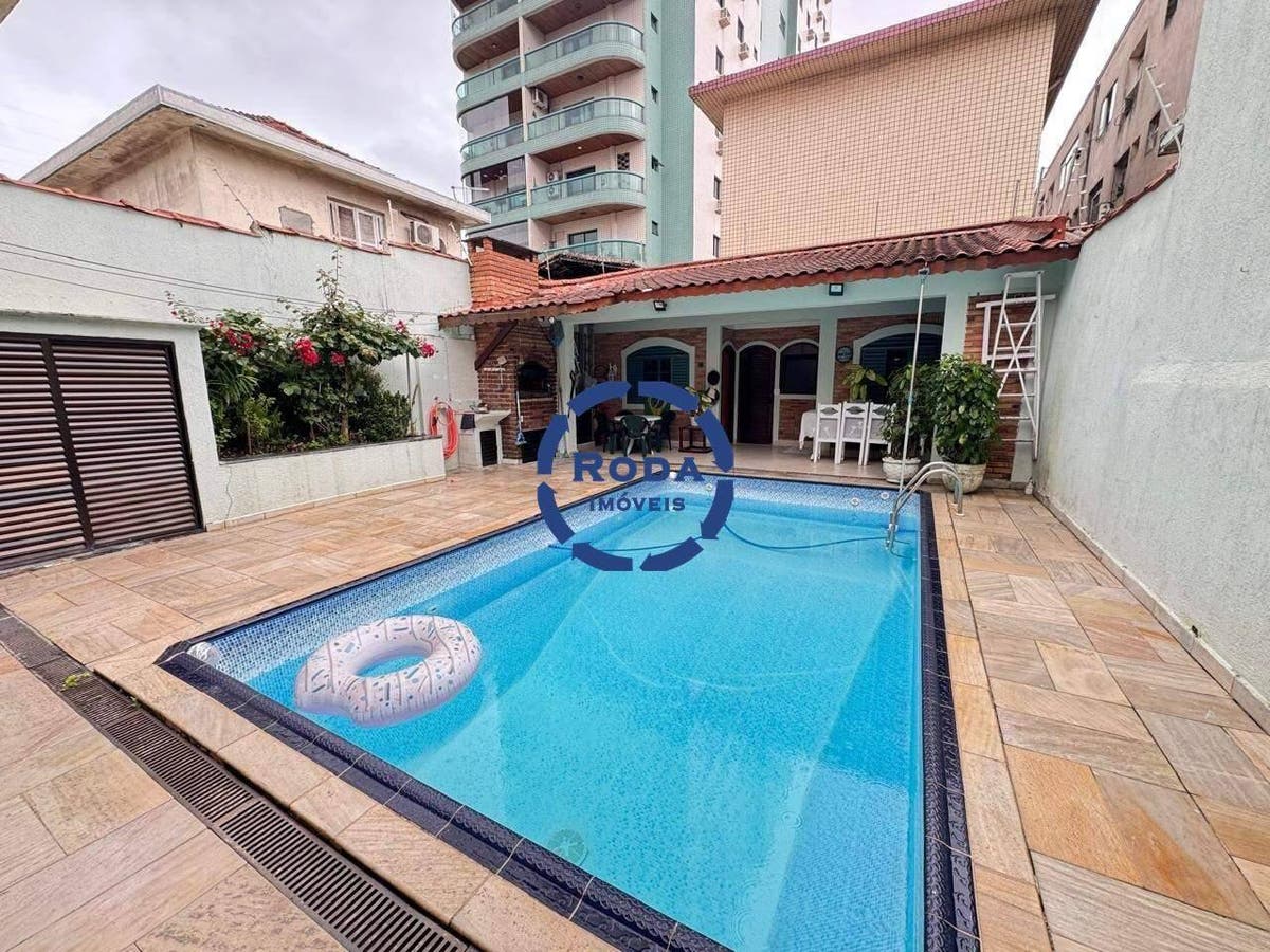 SOBRADO ISOLADO 4 DORMITORIOS COM PISCINA GRANDE - Sobrado em Embaré, Santos - à venda - A.AYRES IMÓVEIS LTDA