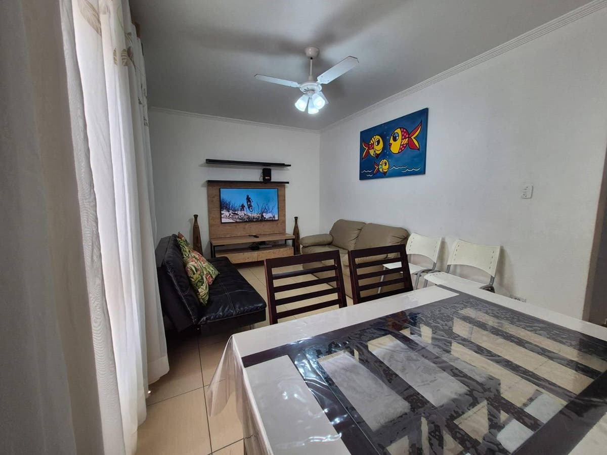 Apartamento à venda 1 Quarto Prédio Frente Mar no Gonzaga - Apartamento em Gonzaga, Santos - à venda - Aliança Imóveis Gonzaga LTDA