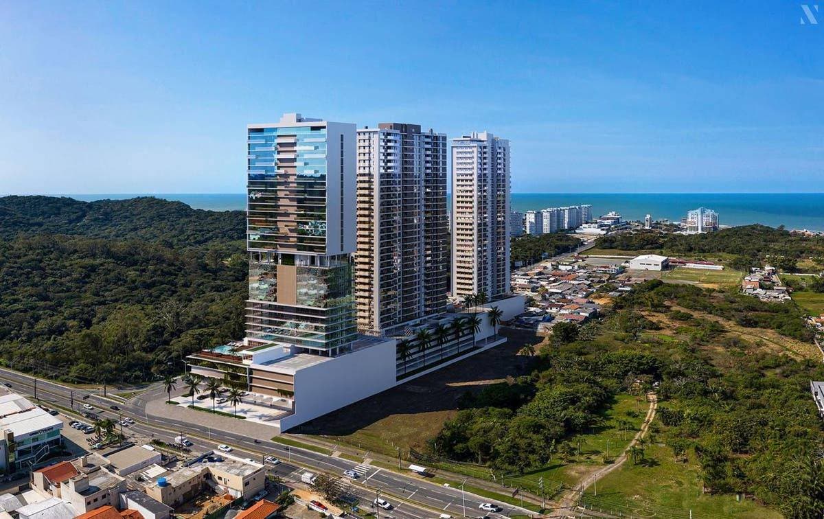 APARTAMENTO NO EDIFÍCIO TORRES DA BRAVA - PRAIA BRAVA, ITAJAÍ - Apartamento em Praia Brava, Itajaí - à venda - Brava Norte Imóveis