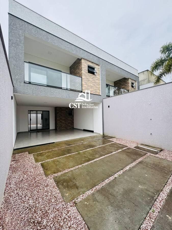 CASA COM 03 QUARTOS SENDO 01 SUÍTE NO BAIRRO NOVA BARRA VELHA - Barra Velha/SC - Sobrado em Nova Barra Velha, Barra Velha - à venda - CST SOLUÇÕES IMOBILIARIA LTDA