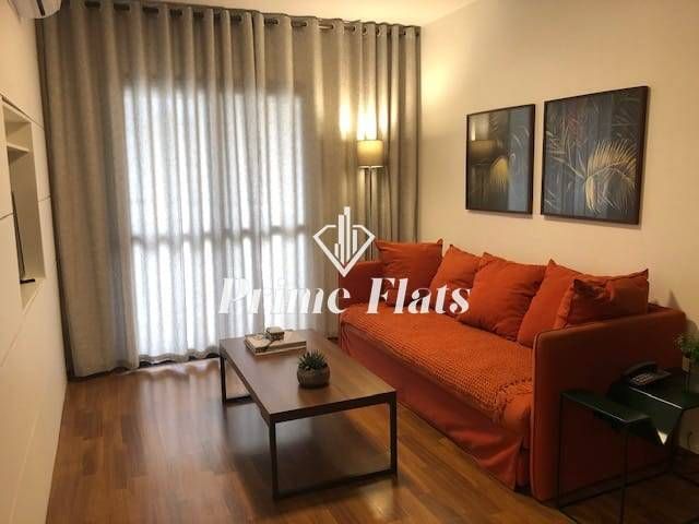 Flat disponível para locação no New Star Residence, com 42m², 1 dormitório e 1 vaga de garagem - Flat em Jardim Paulista, São Paulo - para locação - Prime Flats Negócios Imobiliários
