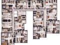 Planta baixa - SEU NOVO LAR COMEÇA AQUI TERRAÇO VASCONCELLOS - Apartamento em Jardim Brasil, Atibaia - à venda - Di Casa Imóveis Atibaia LTDA