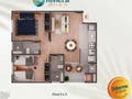 Planta baixa - Apartamento com 2 ou 3 dormitórios à venda, de 61m² a 123m² - Martim de Sá - Caraguatatuba/SP - Apartamento em Jardim Casa Branca, Caraguatatuba - à venda - Christos Korres de Camargo