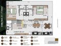 Planta baixa - Apartamento loft, 01, 02 e 03 suítes à venda – Itaguá, Ubatuba/SP - Apartamento em Itaguá, Ubatuba - à venda - Extensão Imobiliária
