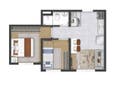 Planta baixa - Plano & Vista Santo Amaro - Apartamento em Santo Amaro, São Paulo - à venda - Bem Imóvel