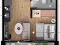 Planta baixa - Zenion Vila Olimpia - Apartamento em Vila Olímpia, São Paulo - à venda - Bem Imóvel