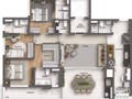 Planta baixa - Casa Nacional - Apartamento em Santo Amaro, São Paulo - à venda - Bem Imóvel