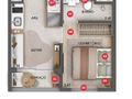Planta baixa - Estilo Vila Olimpia - Apartamento em Vila Olímpia, São Paulo - à venda - Bem Imóvel