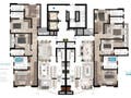 Planta baixa - Belíssimo Apartamento 4 Suítes Quadra Mar Meia Praia Itapema SC - Apartamento em Meia Praia, Itapema - à venda - Imobiliária Rota do Sol Itapema