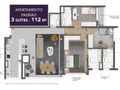 Planta baixa - Geometria Vila Mariana | Construtora Solidi | Pronto para morar | 112 metros | 03 suítes | 02 vagas - Apartamento em Jardim da Glória, São Paulo - à venda - SEGUNDO IMÓVEL