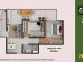 Planta baixa - Natur Residencial: seu novo apartamento em Atibaia com lazer completo! - Apartamento em Parque das Nações, Atibaia - à venda - Di Casa Imóveis Atibaia LTDA