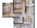 Planta baixa - Apartamento com 2 quartos, varanda gourmet e rooftop com piscina no Jardins de Florença - Apartamento em Jardins de Florença, Poços de Caldas - à venda - Grupo G3 Investhouse Ltda