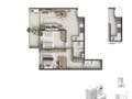 Planta baixa - Soul Rio Gago Coutinho — studios e gardens em Laranjeiras, de 32 a 69 m² - Flat/Loft/Estúdio em Laranjeiras, Rio de Janeiro - à venda - Souza’s Soluções Imobiliárias LTDA