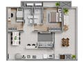 Planta baixa - 1 Suíte + 2 Anita Garibaldi - Apartamento em Anita Garibaldi, Joinville - à venda - Attenda Imóveis