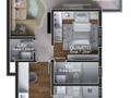 Planta baixa - OCTANS RESIDENCIAL – SOFISTICAÇÃO, TECNOLOGIA E EXCLUSIVIDADE - Apartamento em Santo Antônio, Joinville - à venda - PORTO RICO IMOVEIS LTDA