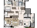 Planta baixa - Zayn Home Marista - Apartamento em Setor Marista, Goiânia - à venda - Correia Imóveis