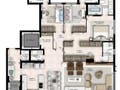 Planta baixa - Zayn Home Marista - Apartamento em Setor Marista, Goiânia - à venda - Correia Imóveis