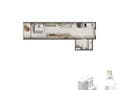 Planta baixa - Soul Rio Gago Coutinho — studios e gardens em Laranjeiras, de 32 a 69 m² - Flat/Loft/Estúdio em Laranjeiras, Rio de Janeiro - à venda - Souza’s Soluções Imobiliárias LTDA