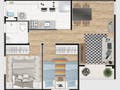 Planta baixa - Bosque da Serra - Apartamento em Jardim Monte Alegre, Taboão da Serra - à venda - Bem Imóvel