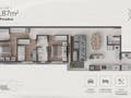 Planta baixa - Apartamentos Modernos com 2 Suítes ou 1 Suíte + 2 Demi-Suítes no Anita Garibaldi – Rosskamp Residence - Apartamento em Anita Garibaldi, Joinville - à venda - PORTO RICO IMOVEIS LTDA