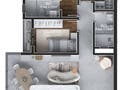 Planta baixa - OCTANS RESIDENCIAL – SOFISTICAÇÃO, TECNOLOGIA E EXCLUSIVIDADE - Apartamento em Santo Antônio, Joinville - à venda - PORTO RICO IMOVEIS LTDA