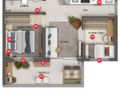 Planta baixa - Estilo Vila Olimpia - Apartamento em Vila Olímpia, São Paulo - à venda - Bem Imóvel