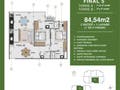 Planta baixa - Apartamento com 2 suítes à venda, de 76m² à 85m² - Praia do Aruan - Caraguatatuba/SP - Apartamento em Aruan, Caraguatatuba - à venda - Christos Korres de Camargo