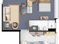 Planta baixa - Apartamento com 1 Dormitório para Alugar, 50 M²Jardins - São Paulo/Sp - Apartamento em Jardim Paulista, São Paulo - à venda - Marquesa Imóveis