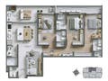 Apartamento a venda com 3 quartos, 3 Suítes, 122m² , no bairro Campinas - São José - Apartamento em Campinas, São José - à venda - Conceito Imóveis
