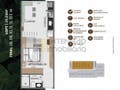 Planta baixa - Apartamento loft, 01, 02 e 03 suítes à venda – Itaguá, Ubatuba/SP - Apartamento em Itaguá, Ubatuba - à venda - Extensão Imobiliária