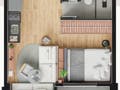 Planta baixa - Zenion Vila Olimpia - Apartamento em Vila Olímpia, São Paulo - à venda - Bem Imóvel