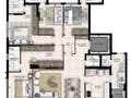Planta baixa - Zayn Home Marista - Apartamento em Setor Marista, Goiânia - à venda - Correia Imóveis