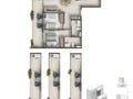 Planta baixa - Soul Rio Gago Coutinho — studios e gardens em Laranjeiras, de 32 a 69 m² - Flat/Loft/Estúdio em Laranjeiras, Rio de Janeiro - à venda - Souza’s Soluções Imobiliárias LTDA